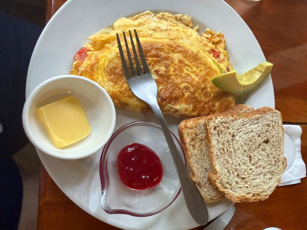 Breakfast on your adventure retreat